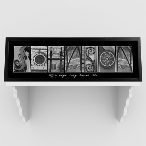 Architectural Elements Family Name Print III